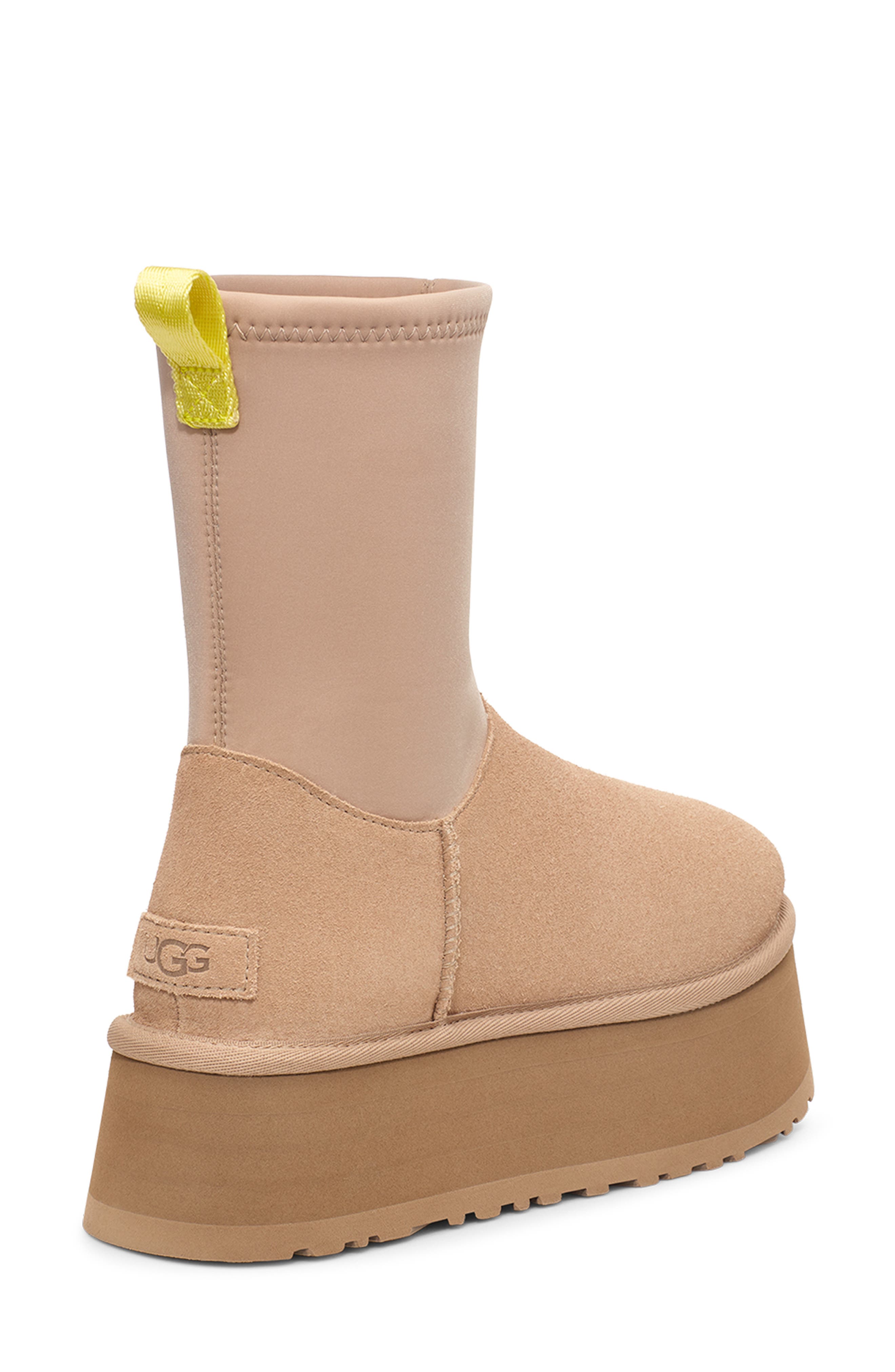 Classic Dipper Platform Boot, Alternate, color, SAND