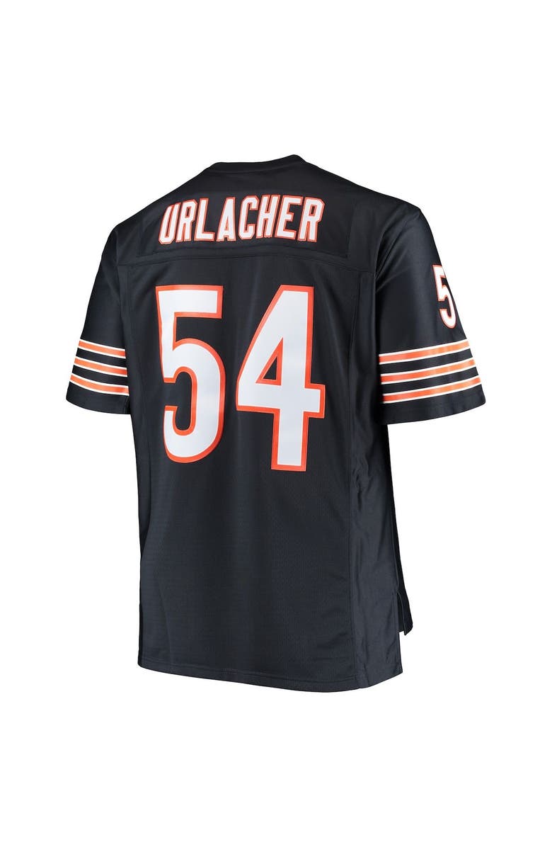 Mitchell & Ness Men's Mitchell & Ness Brian Urlacher Navy Chicago Bears Big & Tall 2001 Retired Player Replica Jersey, Alternate, color, 