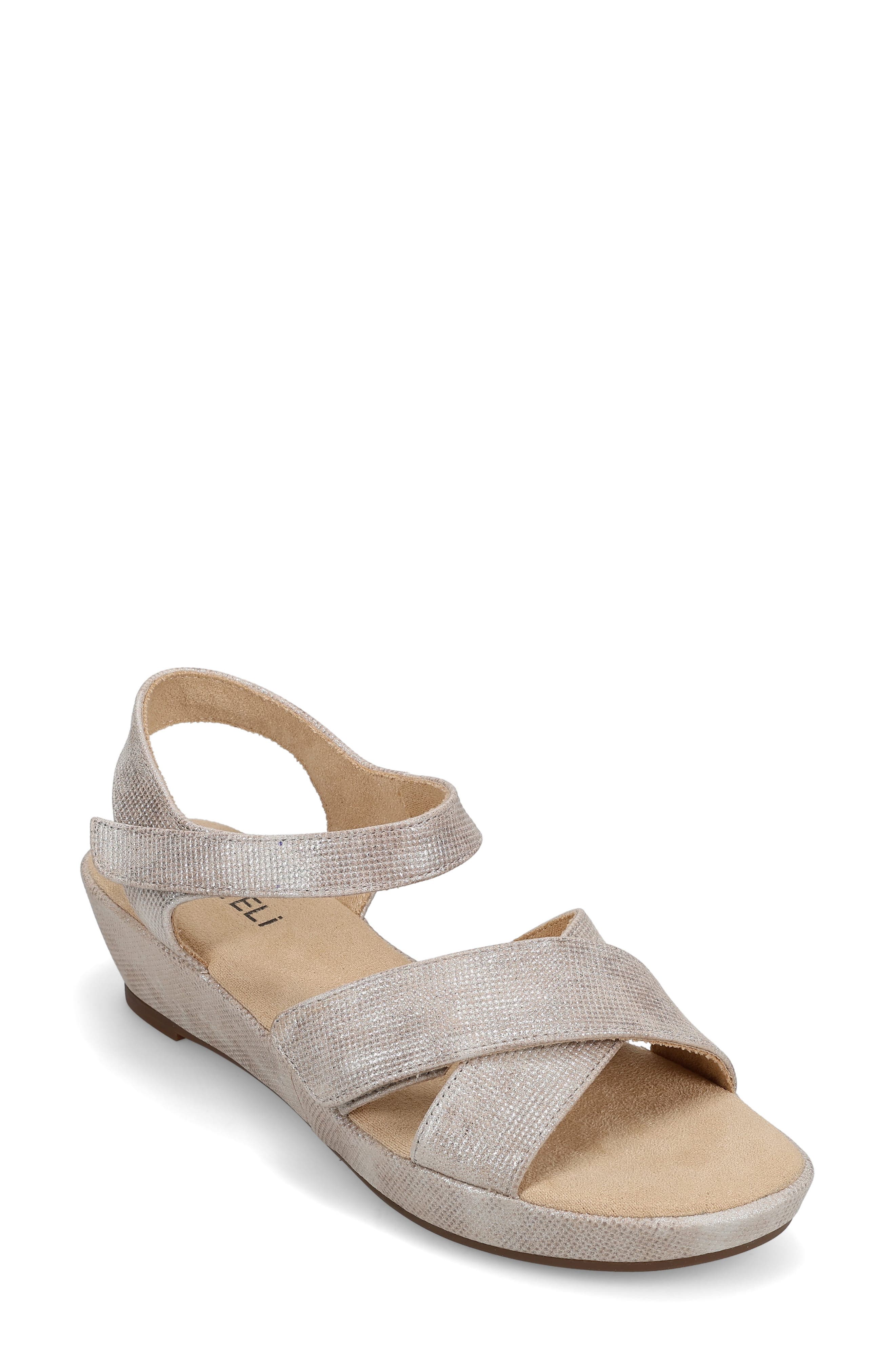 VANELi Endre Ankle Strap Platform Wedge Sandal, Main, color, 