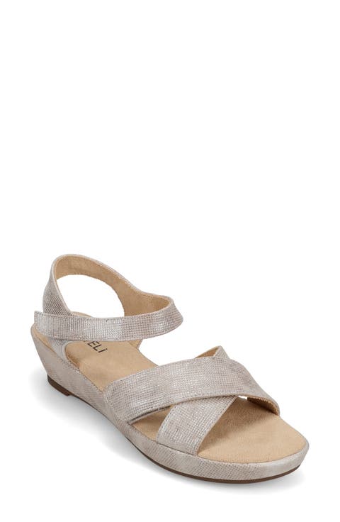 Endre Ankle Strap Platform Wedge Sandal (Women)
