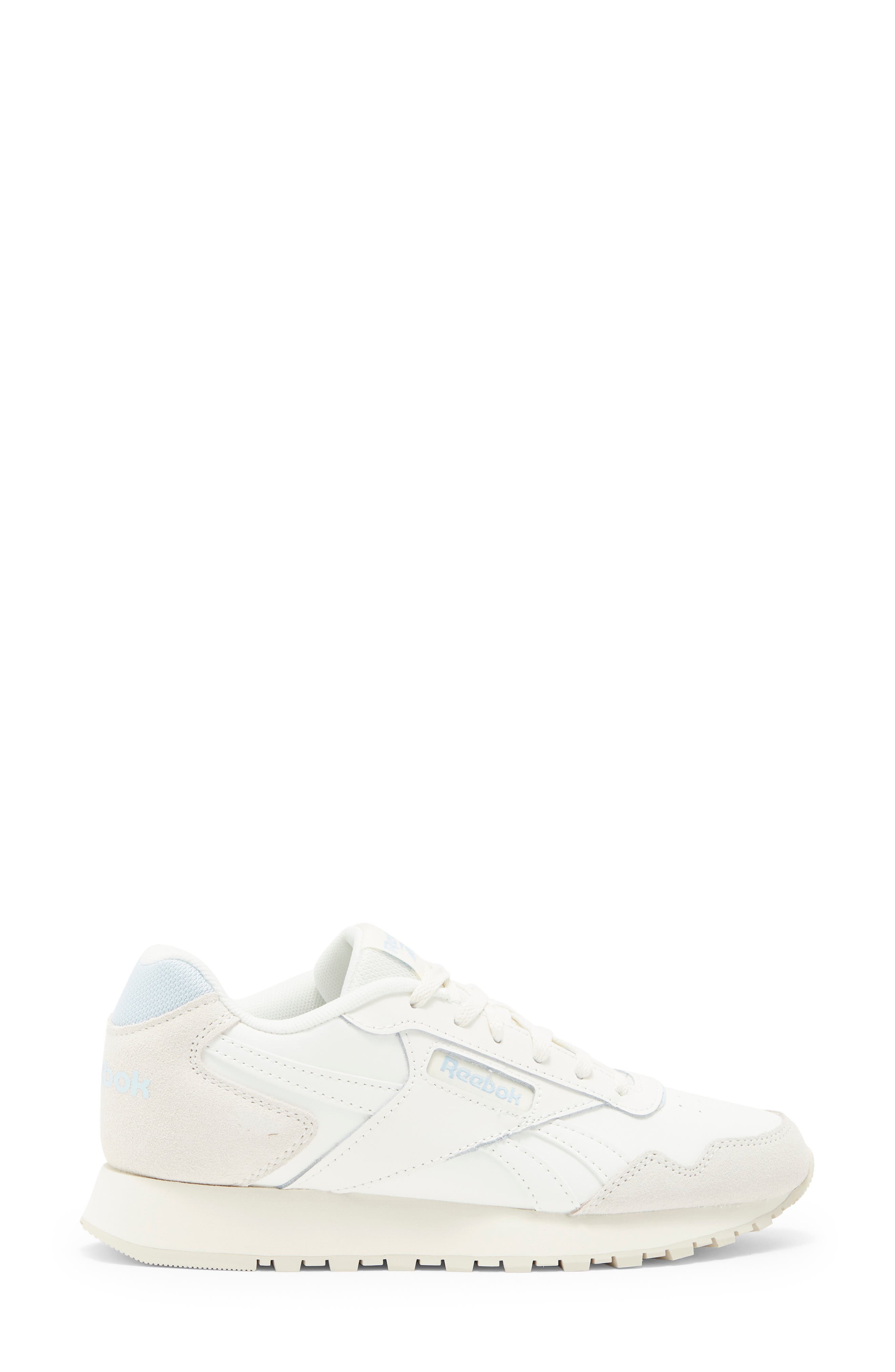 Reebok Glide Sneaker, Alternate, color, Chalk/Feeg