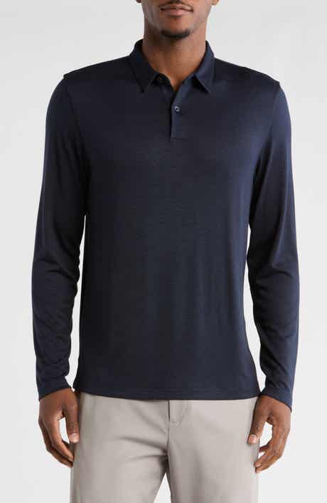Theory Bron Long Sleeve Jersey Polo
