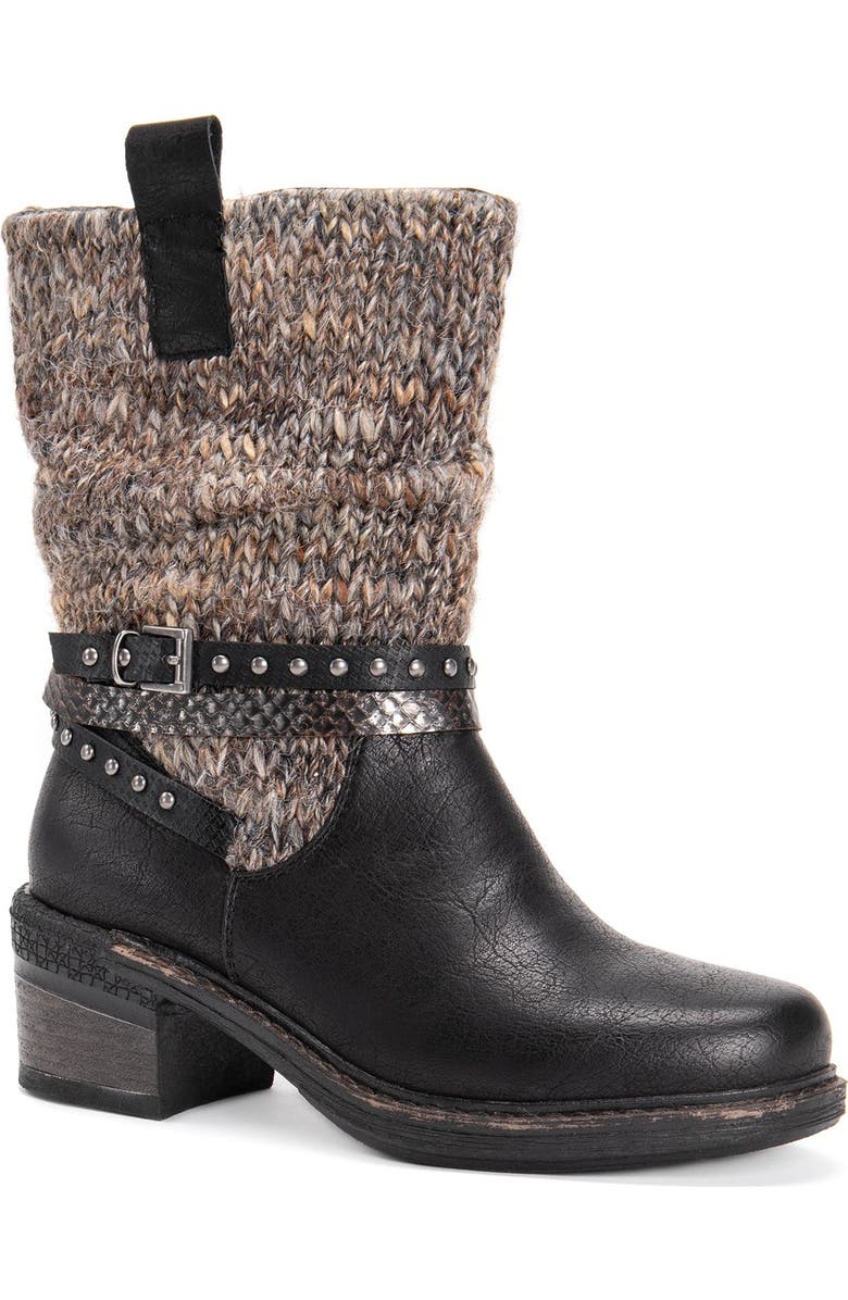 MUK LUKS Kim Block Heel Boot, Main, color,