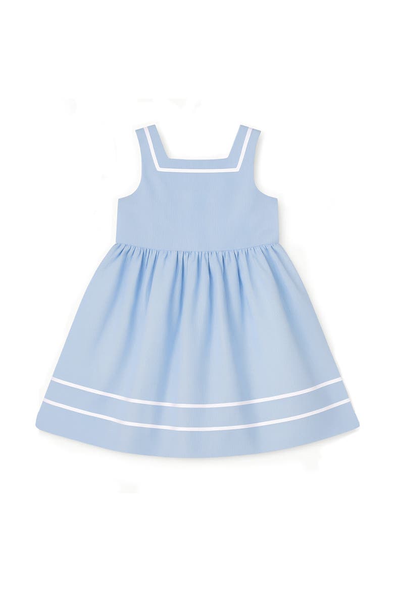 Pincord Dress, Main, color, Blue/White