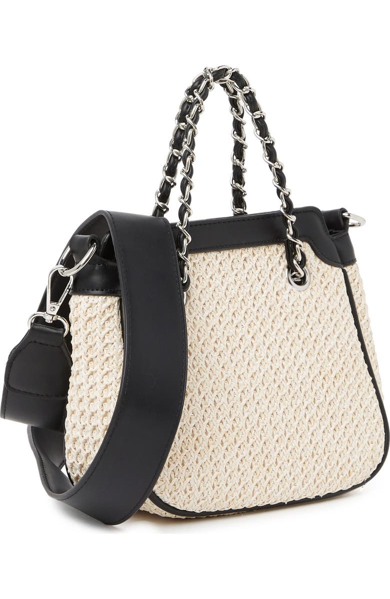 RENATA CORSI Woven Leather Shoulder Bag, Main, color,