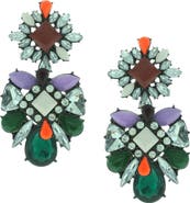 OLIVIA WELLES Molly Jeweled Earrings