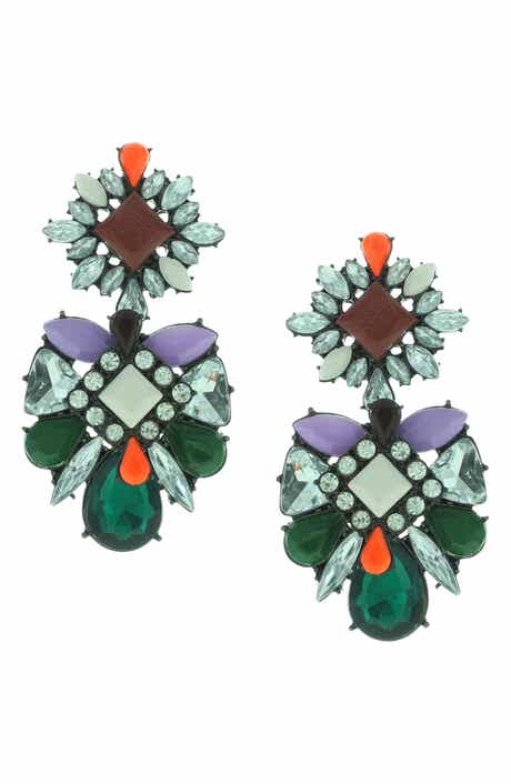 OLIVIA WELLES Molly Jeweled Earrings