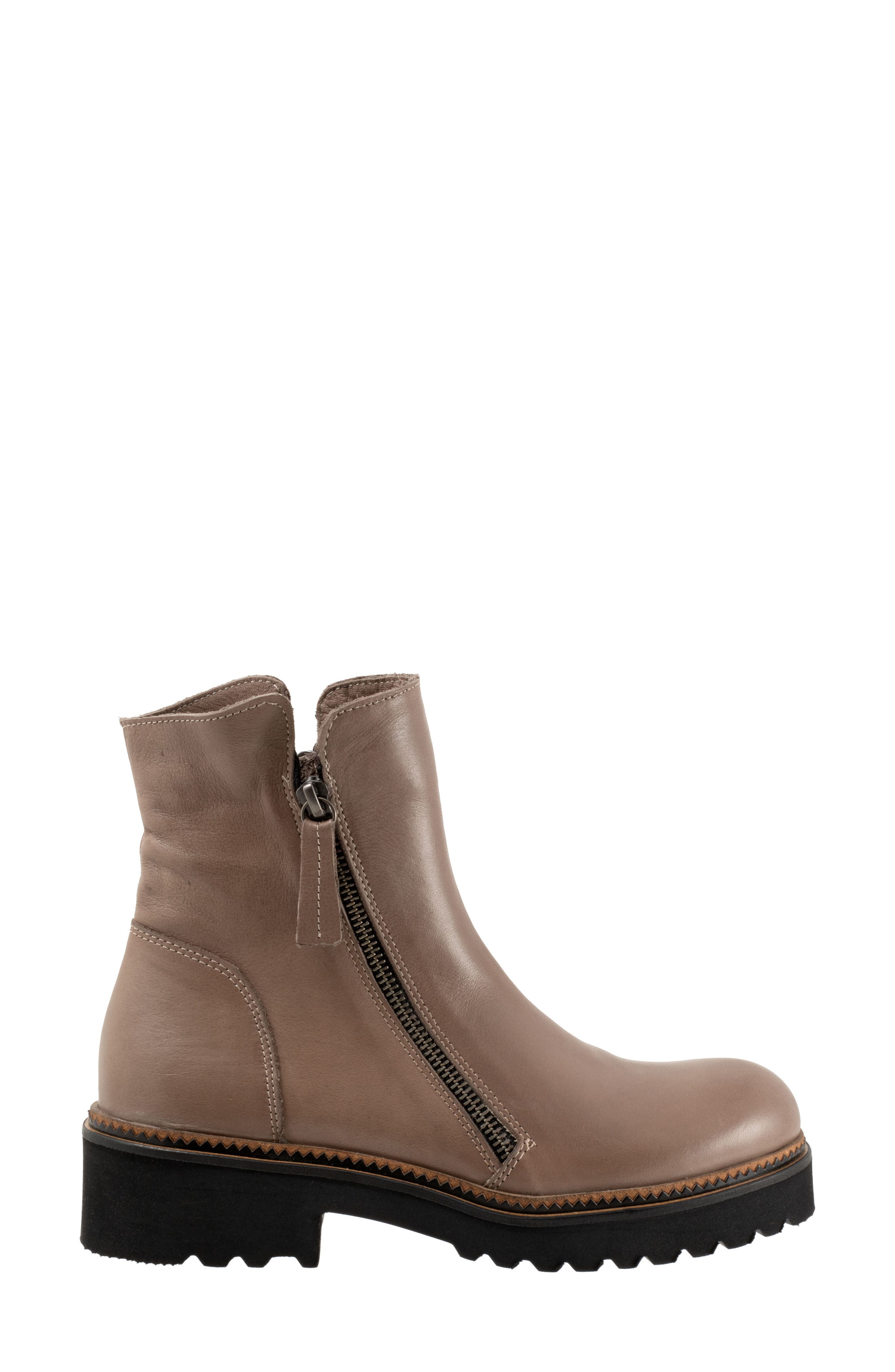 Ariana Zip-Up Boot, Alternate, color, GREY