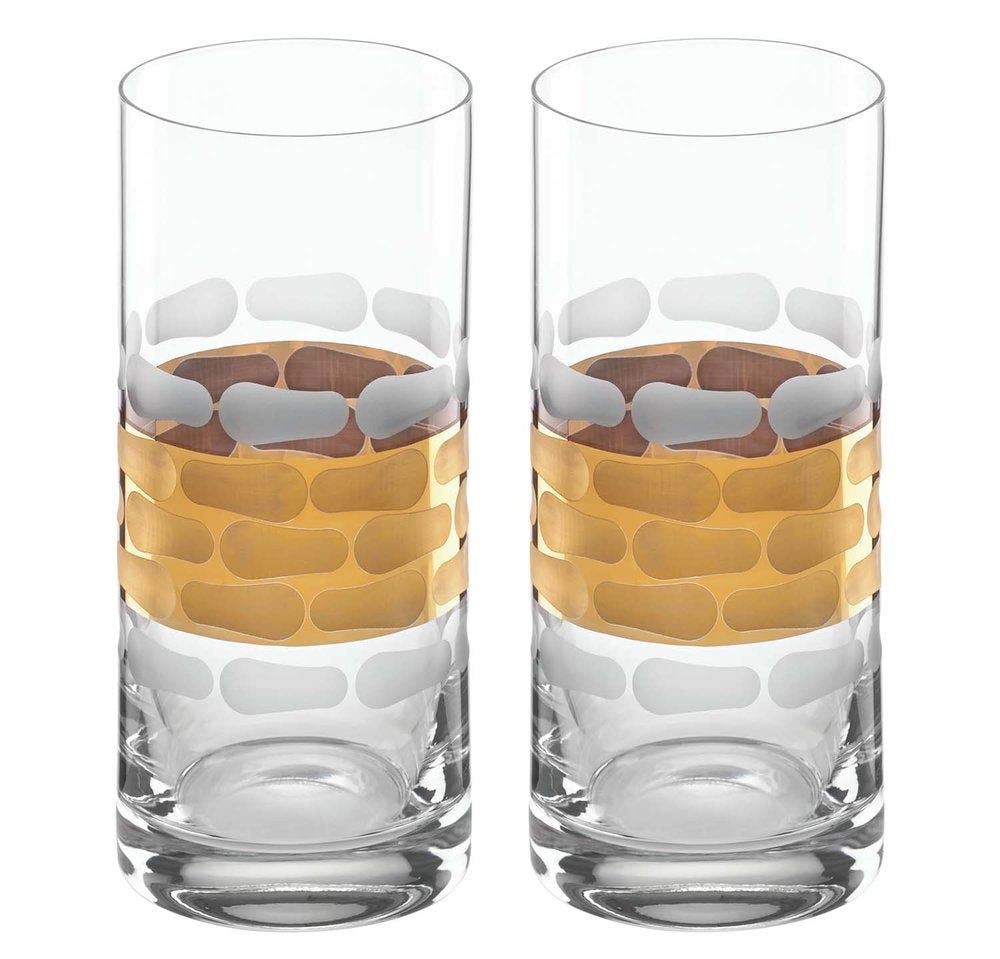 selected clear/gold