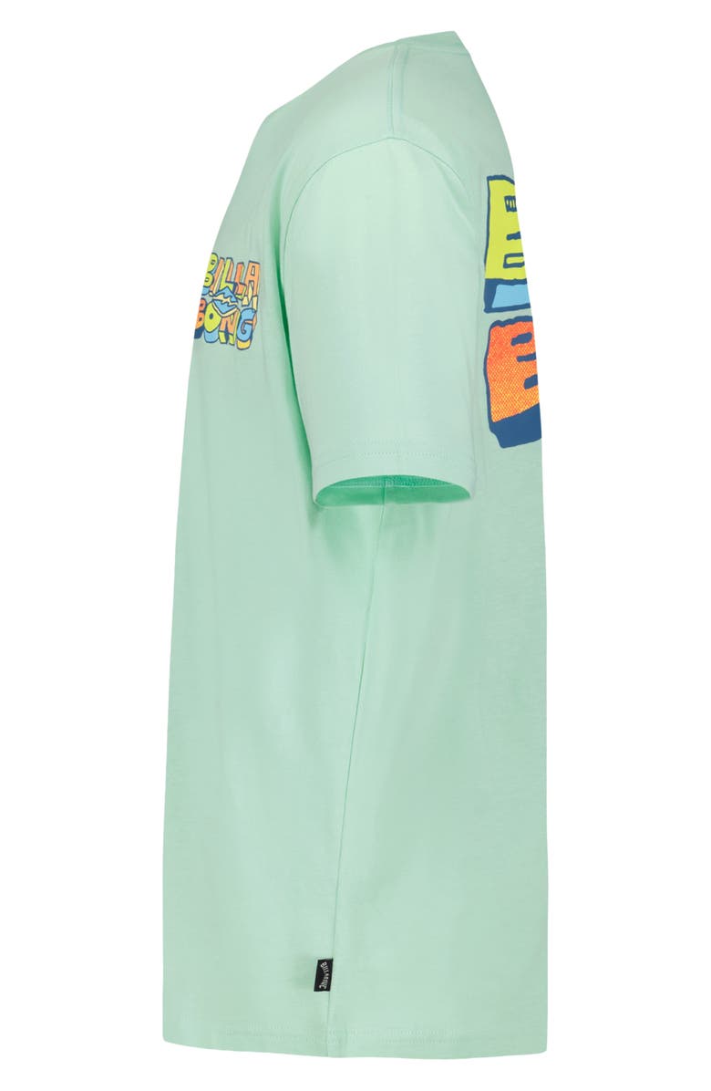 Billabong Kids' Wonky Cotton Graphic T-Shirt, Alternate, color, Dusty Green
