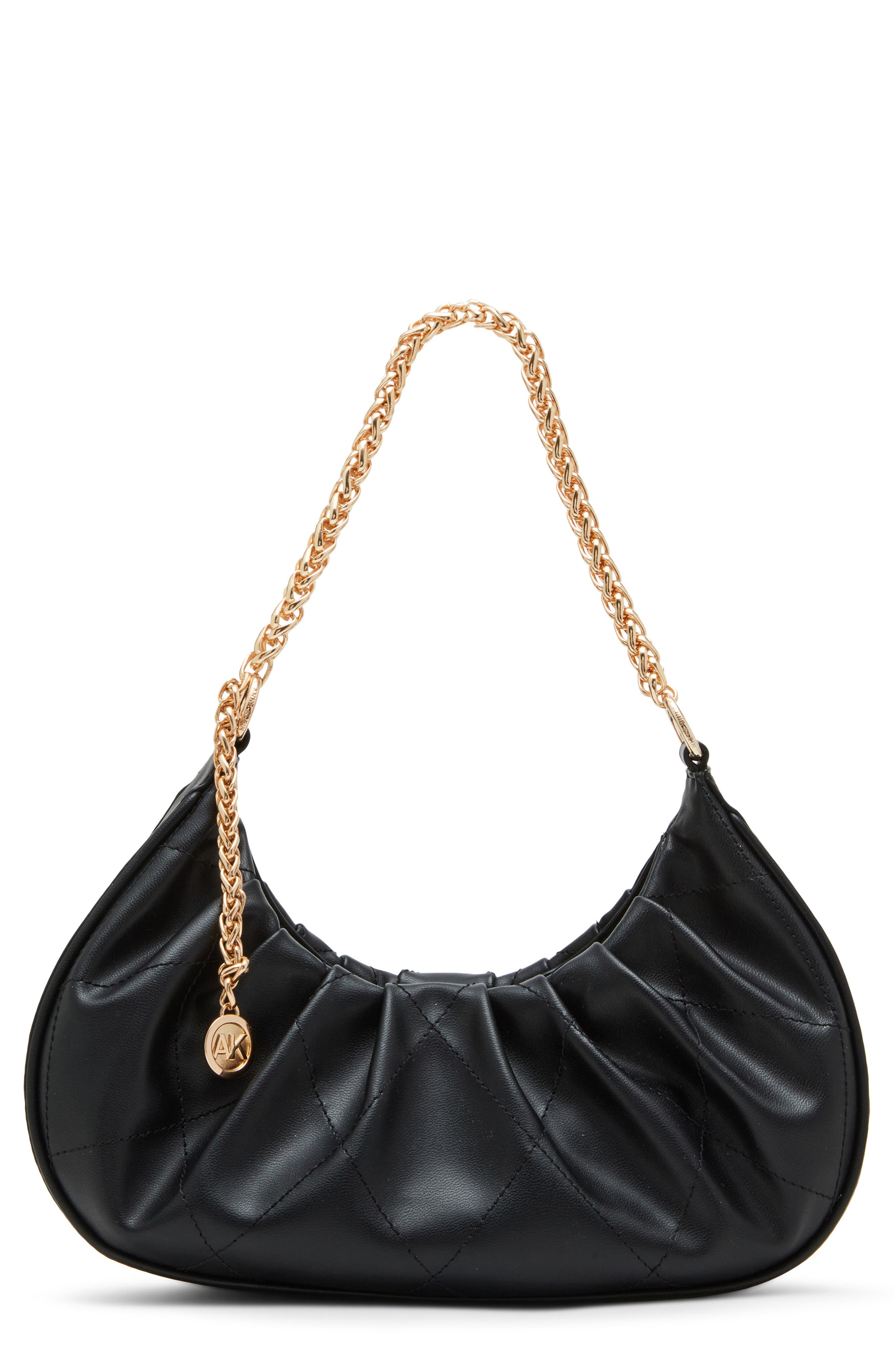 Anne Klein Crescent Shoulder Bag, Main, color, 