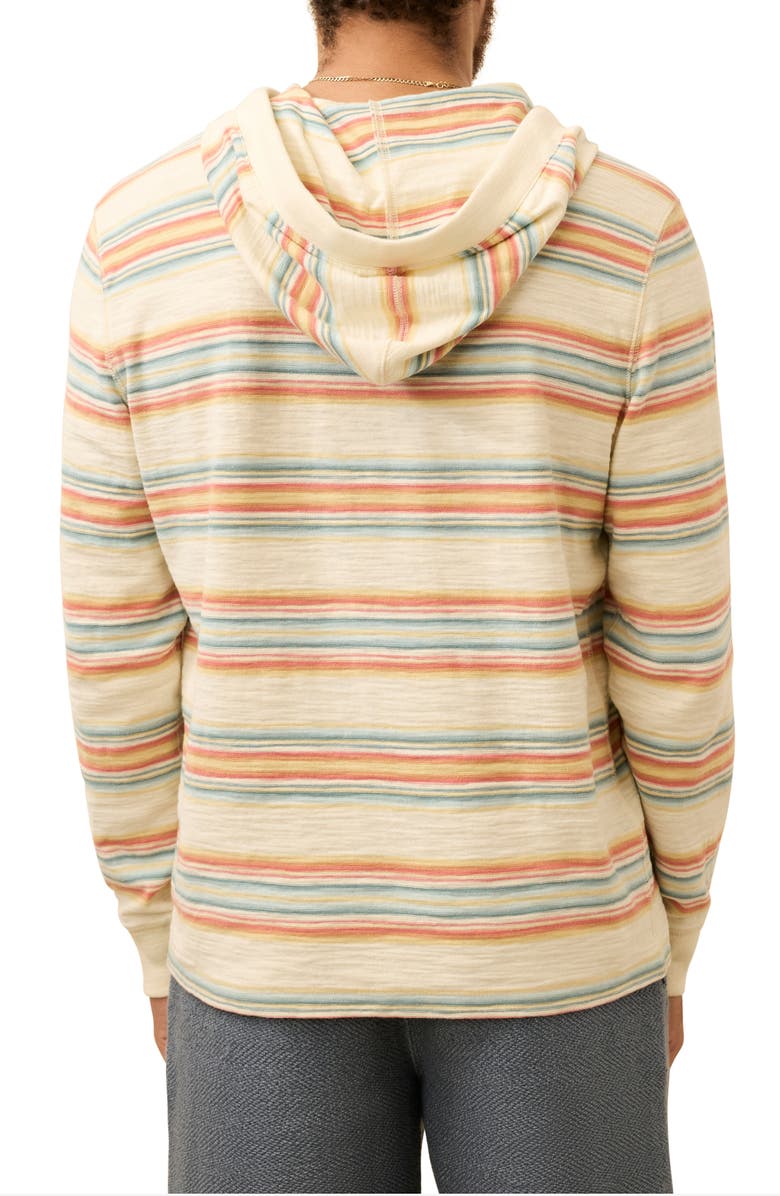 Faherty Sunwashed Organic Cotton Slub Hoodie, Alternate, color, Daybreak Ombre