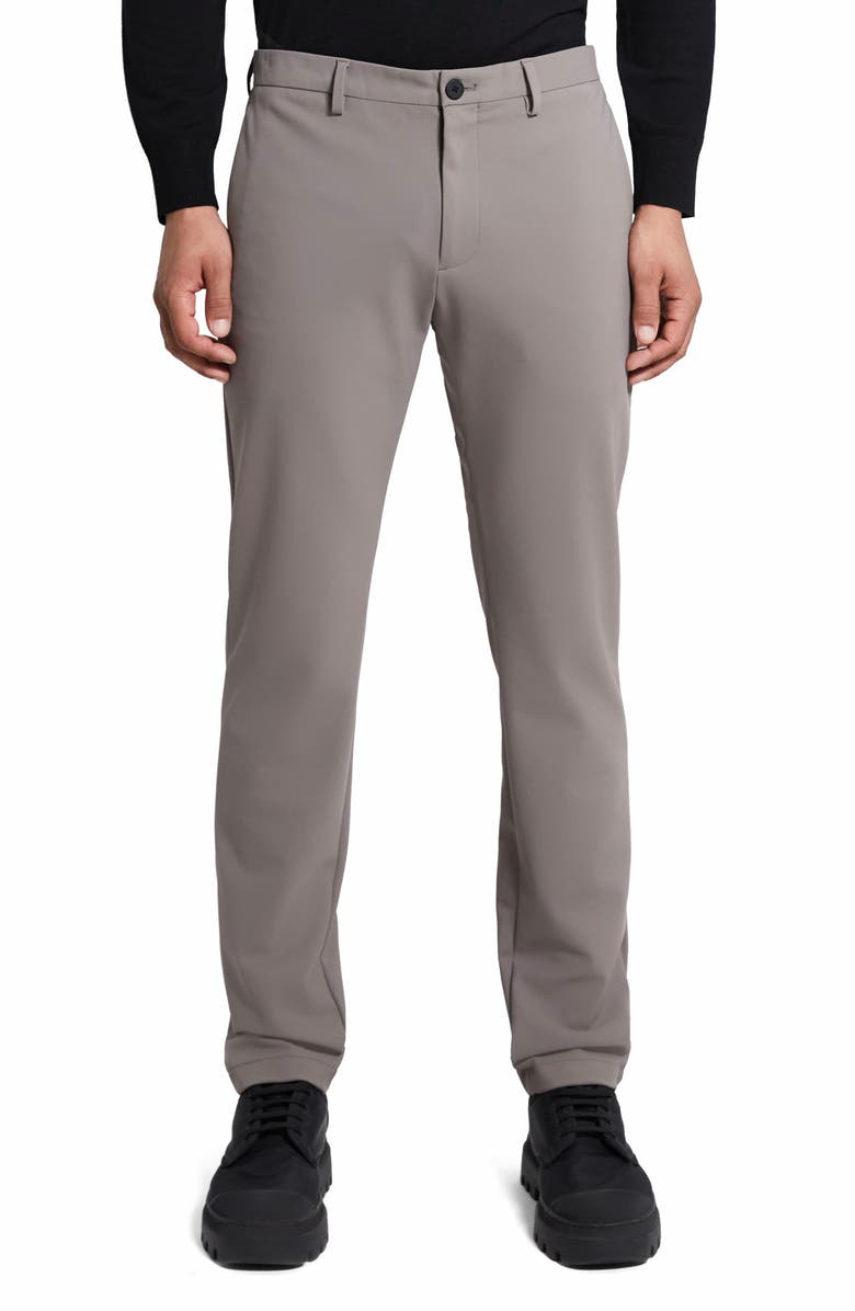 Theory Zaine Precision Ponte Knit Pants, Main, color, Sidewalk