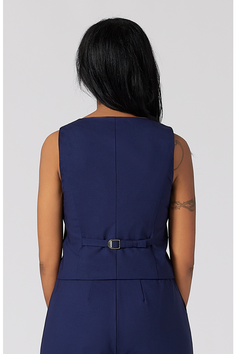 The Wool Vest, Alternate, color, Indigo