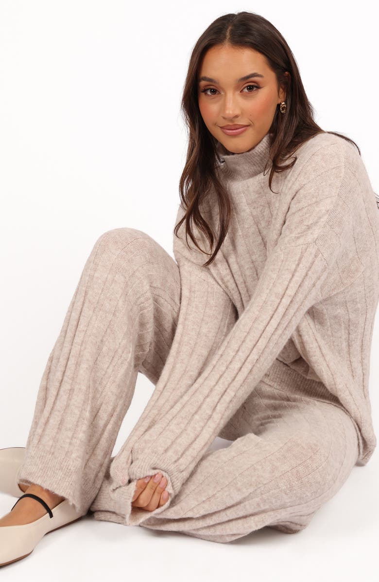 Petal & Pup Tahoe Ribbed Long Sleeve Sweater & Pants Set, Alternate, color, 