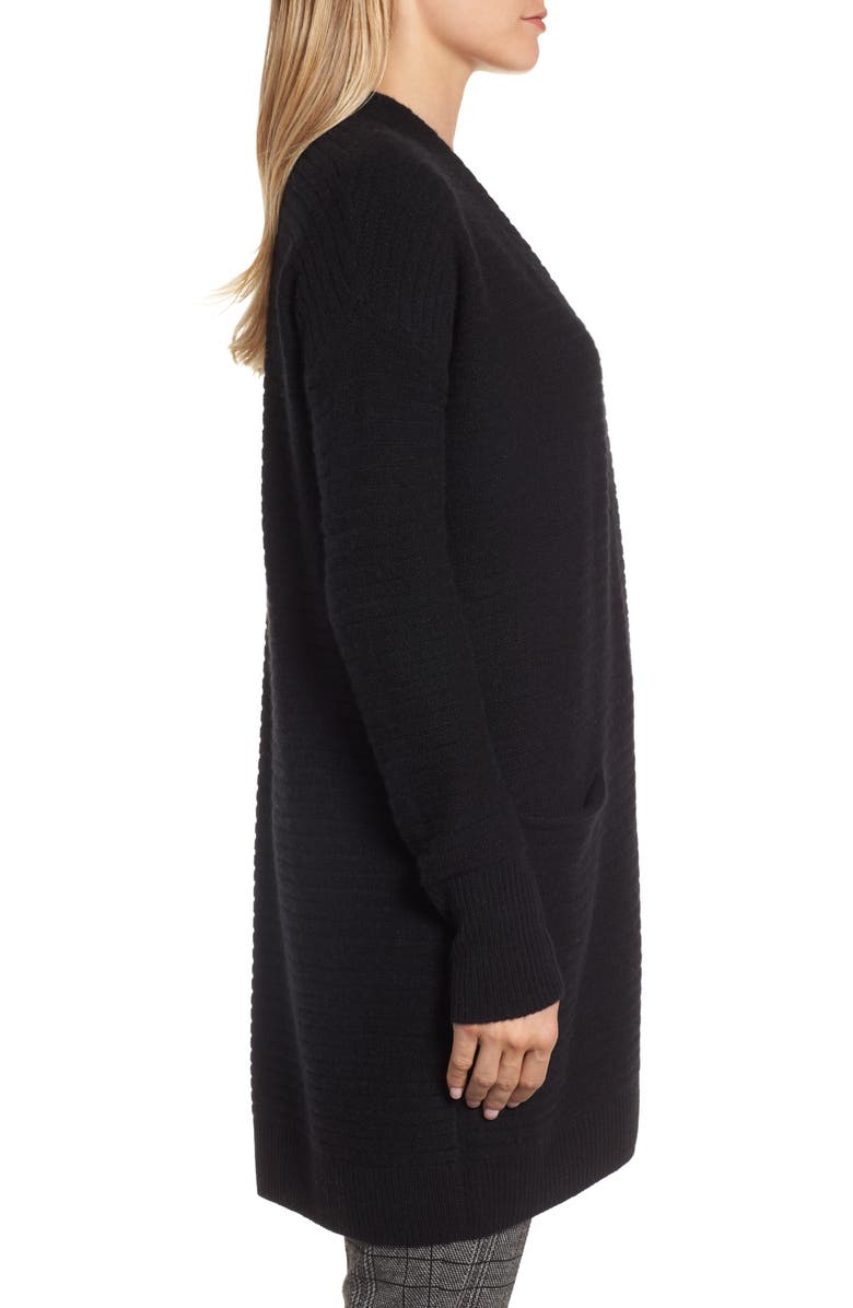 Halogen<sup>®</sup> Ribbed Cashmere Cardigan, Alternate, color, 