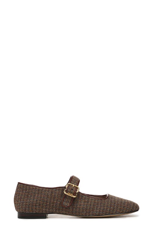 Sam Edelman Michaela Mary Jane Flat In Brown