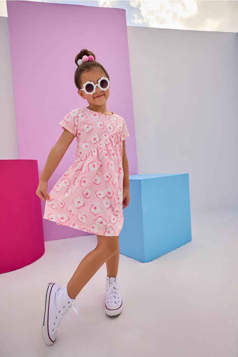 Kids' Swoop Dress, Alternate, color, Marshmallow Floral