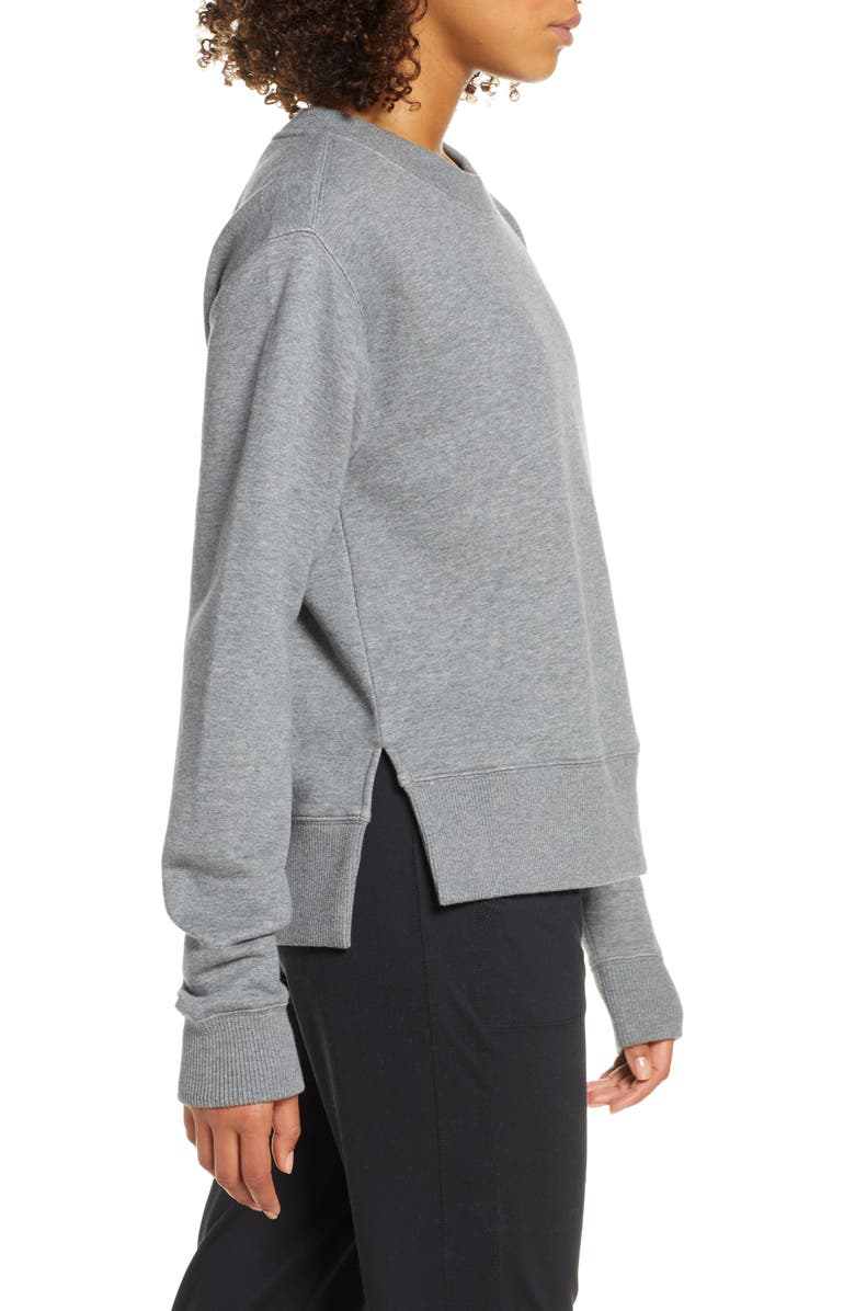 Zella Nola High/Low Sweatshirt, Alternate, color, 