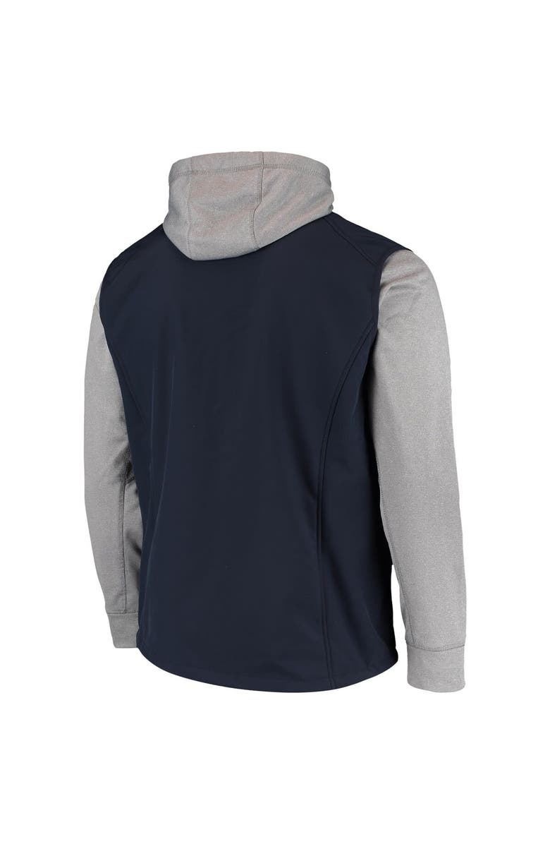 DUNBROOKE Men's Dunbrooke Navy/Gray New England Patriots Alpha Full-Zip Jacket, Alternate, color, Navy