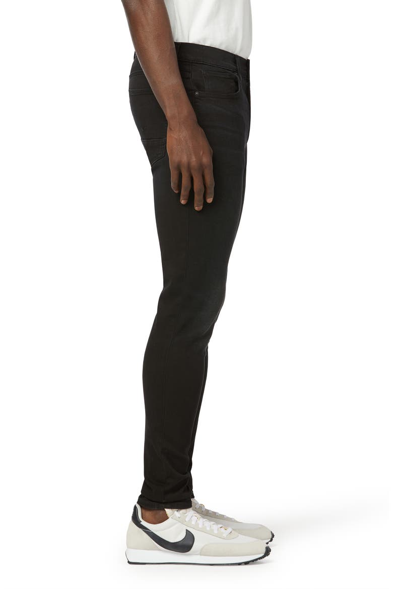 Jeans Zack Skinny Fit Jeans, Alternate, color, BLACK RINSE