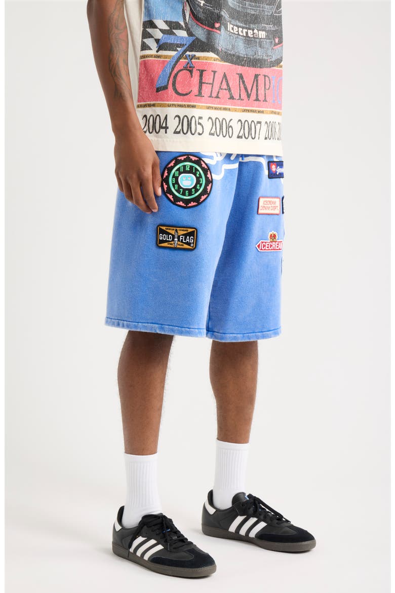 Choco Cotton Drawstring Shorts, Alternate, color, NAUTICAL BLUE