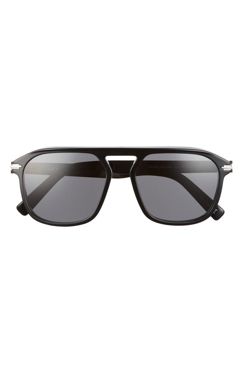 DIOR Blacksuit 55mm Polarized Sunglasses, Main, color,