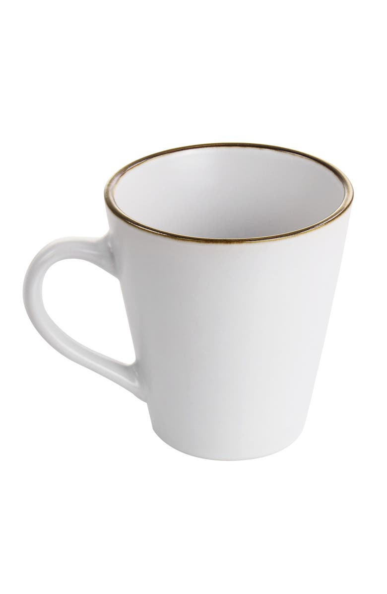 Elama Arthur 16 Piece Stoneware Dinnerware Set, Alternate, color, White