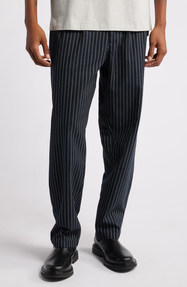 Obey Fubar Pleated Pinstripe Pants, Main, color, 