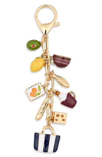 Leith Picnic Bag Charm In Black