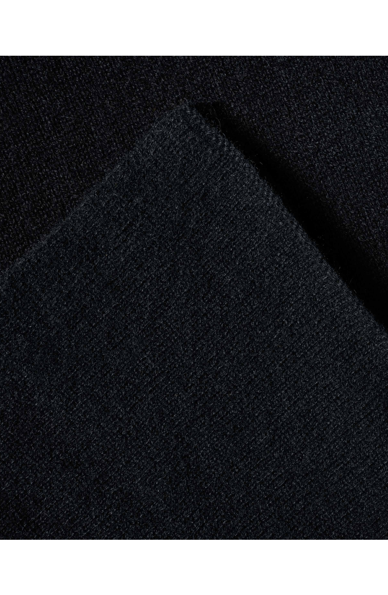 Monticelli Cashmere Essential Pure Cashmere Poncho, Alternate, color, Black