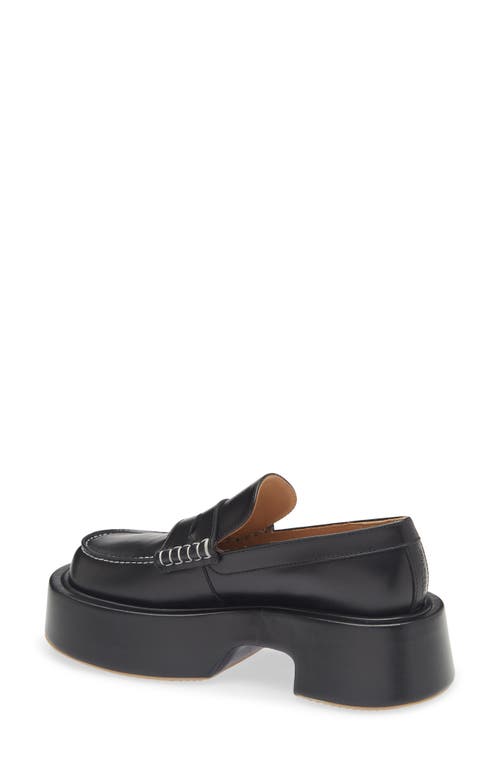 Jw Anderson Platform Loafers In 999 Black