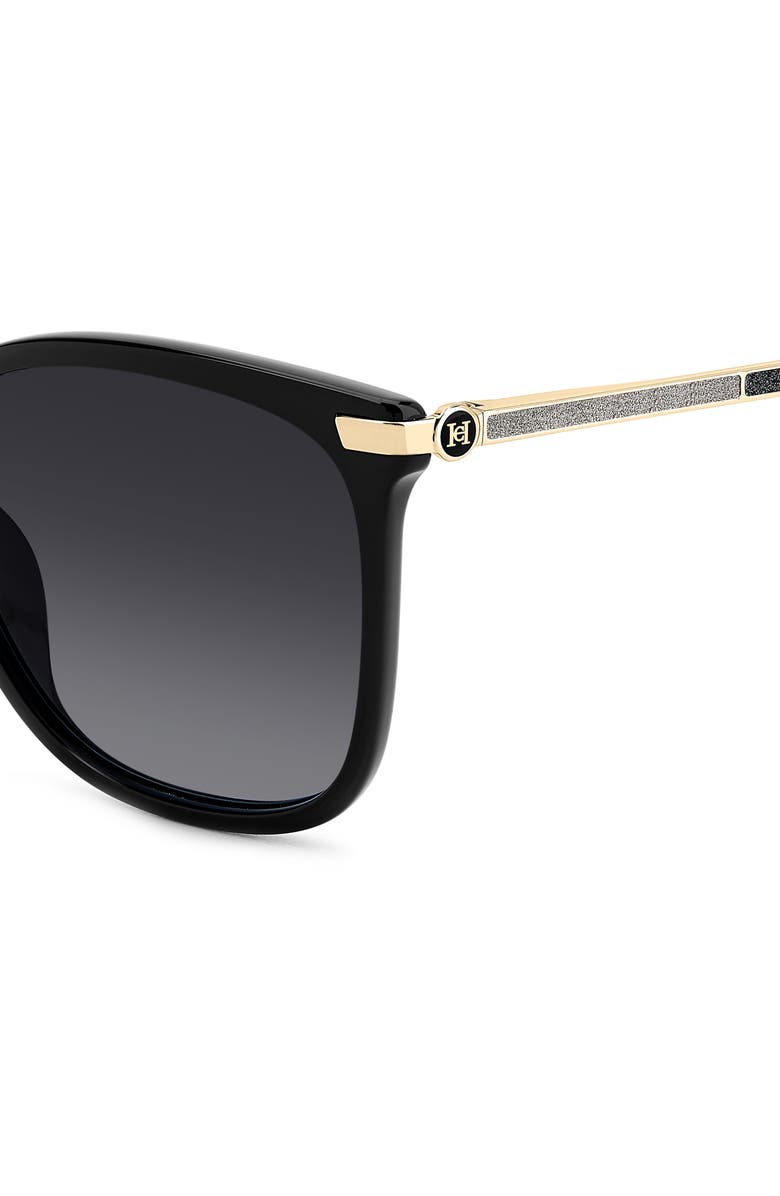 55mm Gradient Rectangular Sunglasses