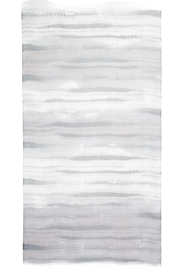 Print Modal & Silk Scarf, Alternate, color, GREY HYBRID DOT DYE
