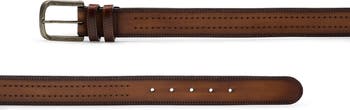 Wayne Perforated Leather Belt