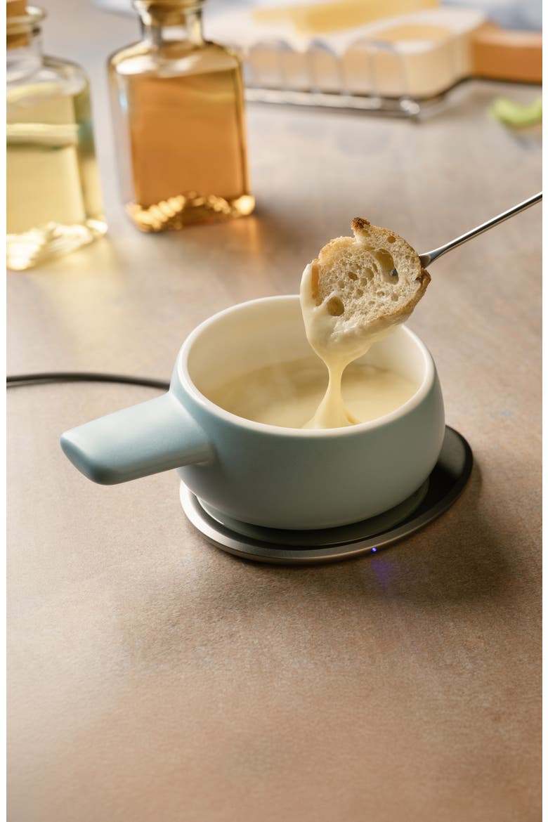Fondi Self-Heating Fondue Set, Alternate, color, MOONMIST BLUE