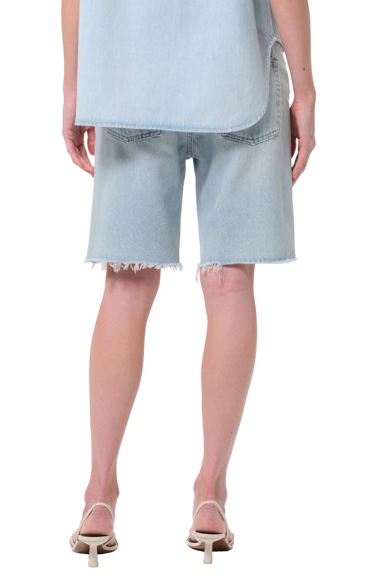 AGOLDE '90s Long Cutoff Denim Shorts, Alternate, color, Fragment