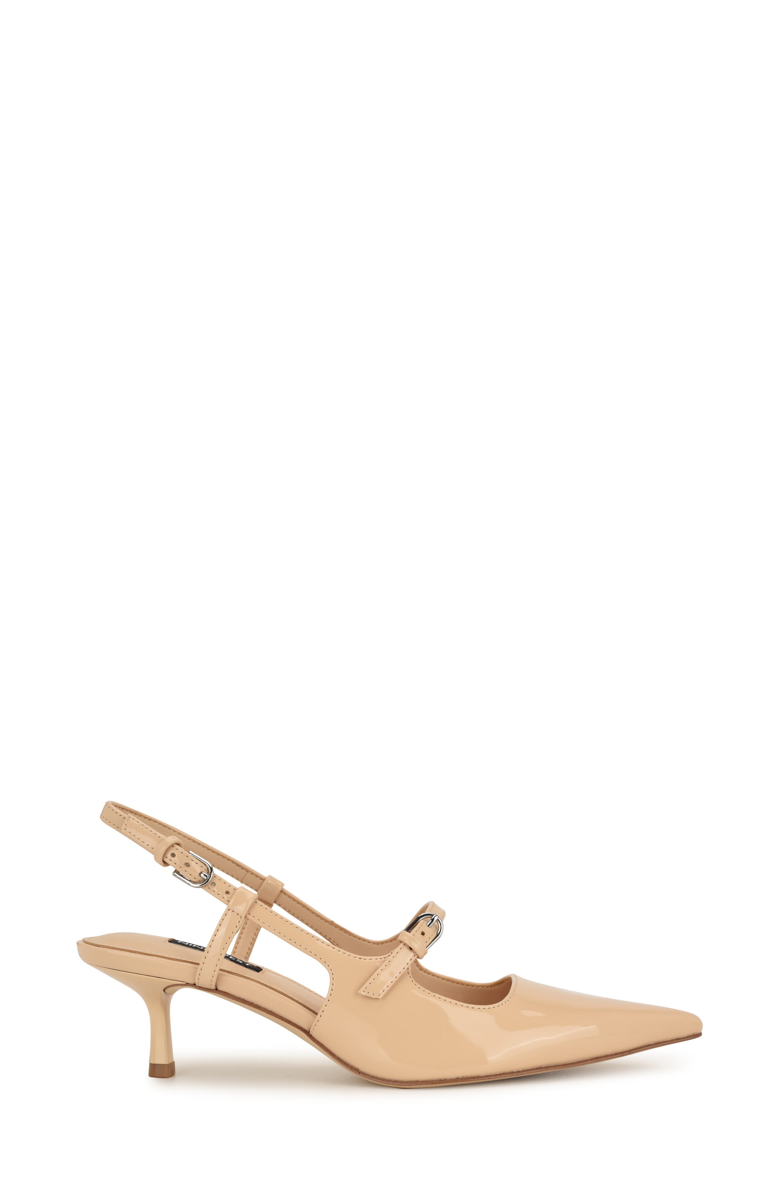 Amayo Slingback Pointed Toe Kitten Heel Pump - image 4