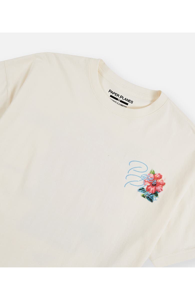 PAPER PLANES Flower Graphic T-Shirt, Alternate, color, Eggshell