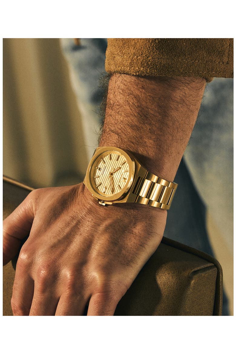 Odyssey II Automatic Bracelet Watch, 40mm, Alternate, color, GOLD