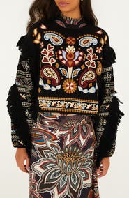 FARM Rio Love Paisley Cornelli Sweater