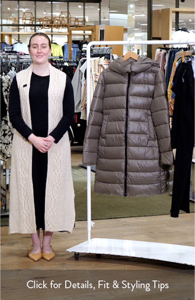 Water Repellent Hooded Quilted Coat, sales video thumbnail