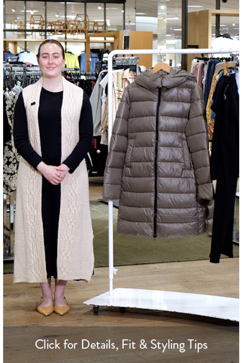 Water Repellent Hooded Quilted Coat video