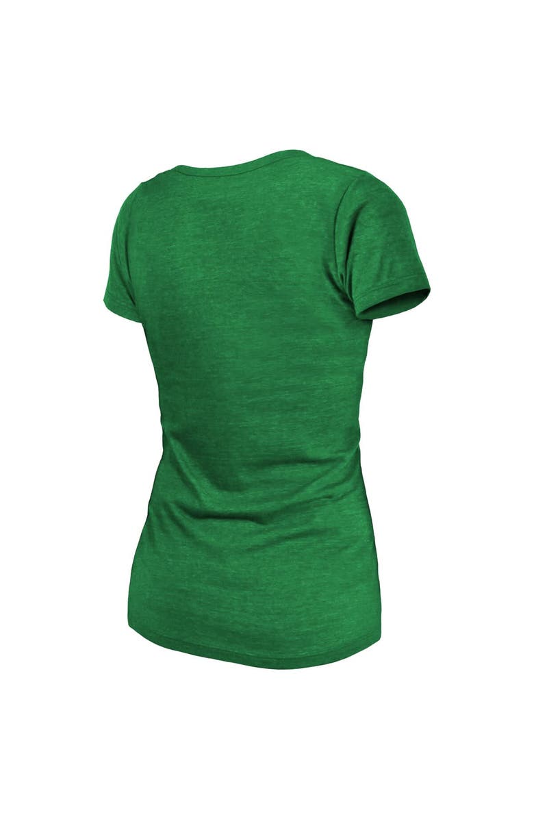 Majestic Threads Women's Majestic Threads  Kelly Green Philadelphia Eagles Two-Time Super Bowl Champions Sky High Retro Tri-Blend T-Shirt, Alternate, color, 