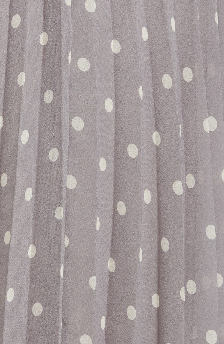 SEVENTY VENEZIA Polka Dot Sleeveless Silk Dress, Alternate, color, 