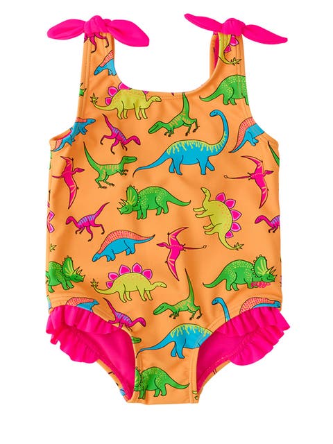 Toddler Girls UPF50+ Tie Shoulder One Piece