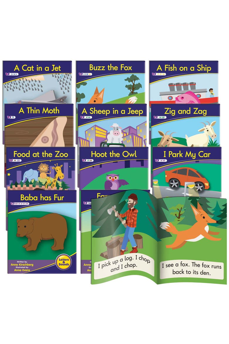 Phonics Readers Fiction Learning Set, Main, color, Multicolored