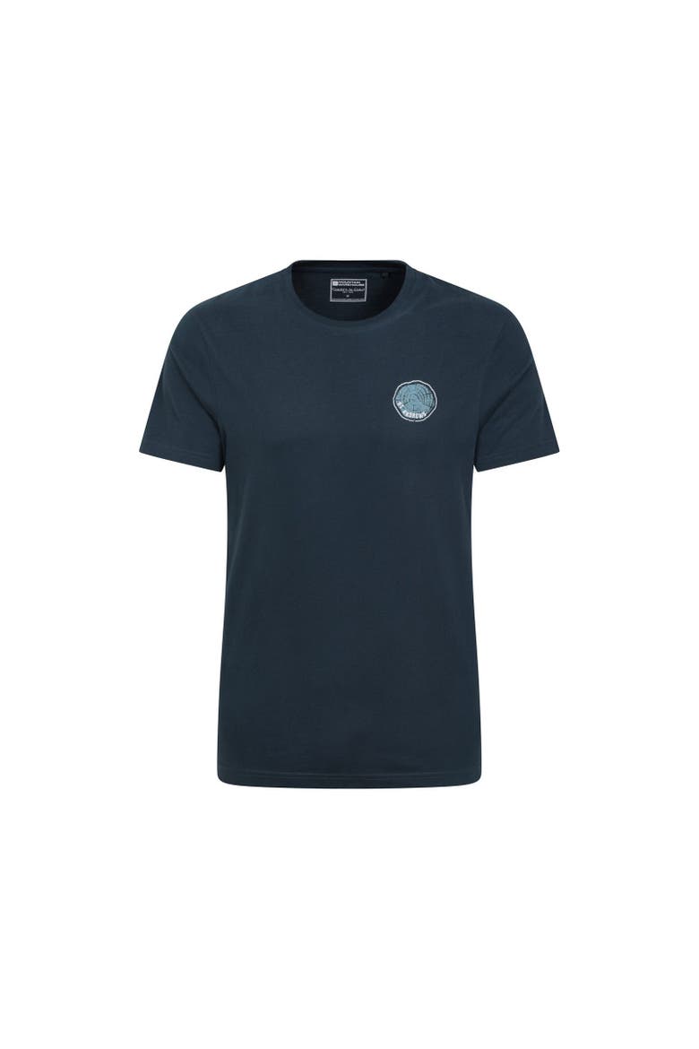 St Andrews Tree Ring Natural T-Shirt, Main, color, Dark Blue