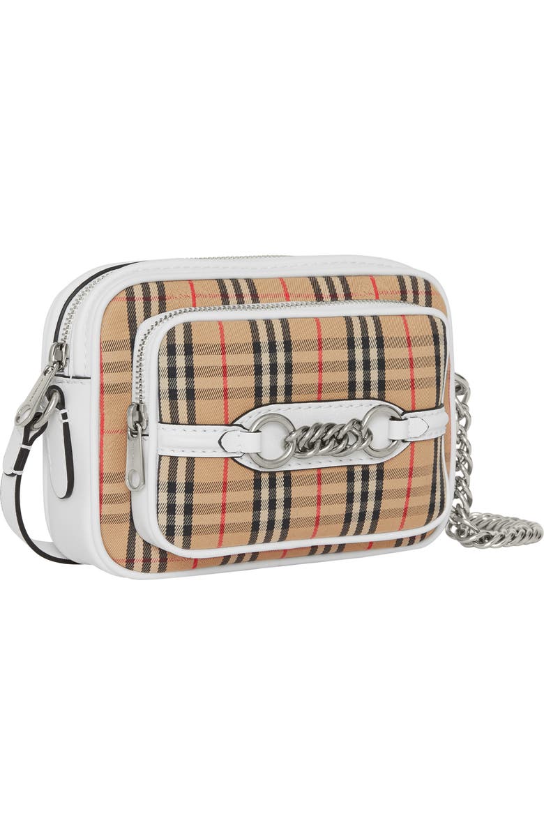 Burberry Vintage Check Link Crossbody Camera Bag, Alternate, color,