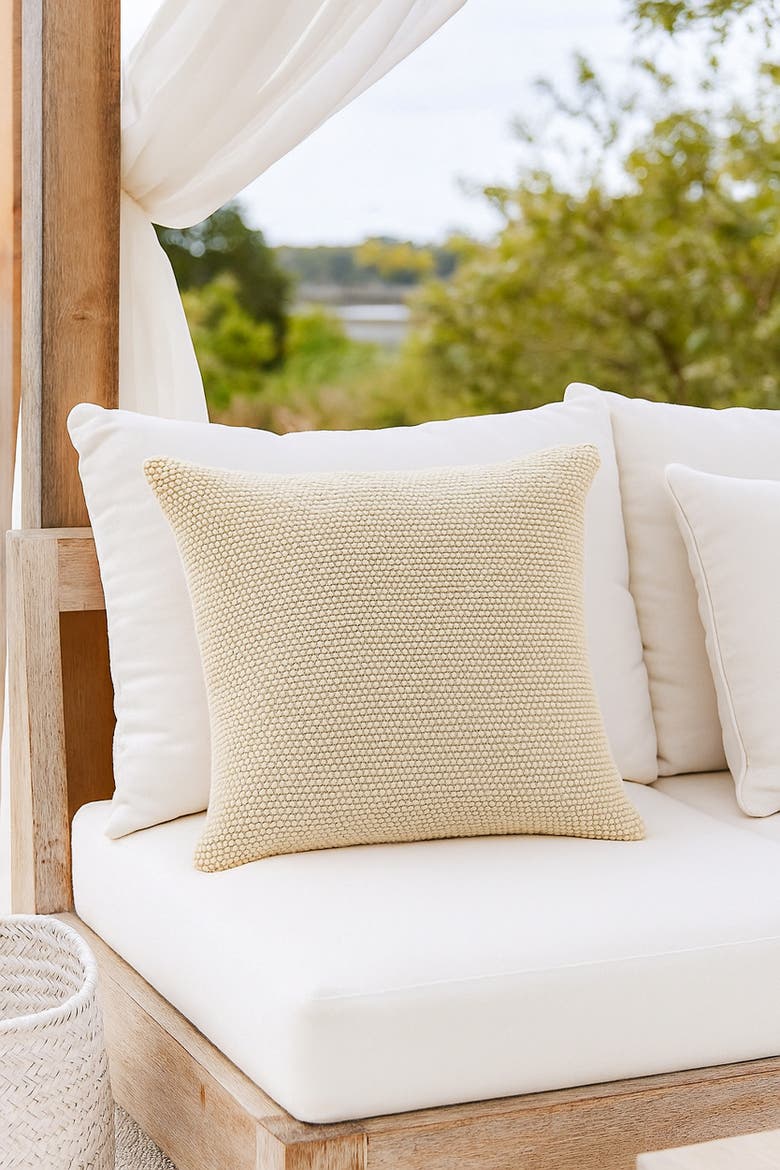 Pebble Beach Pillow, Alternate, color, Marisol